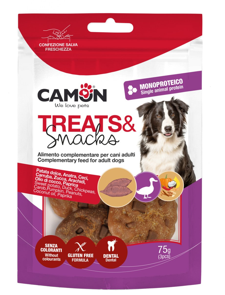 Camon Cookies Mix di Gusti 75 g – Snack Complementare per Cani Adulti Camon Cookies Mix di Gusti 75 g – Snack Complementare per Cani Adulti